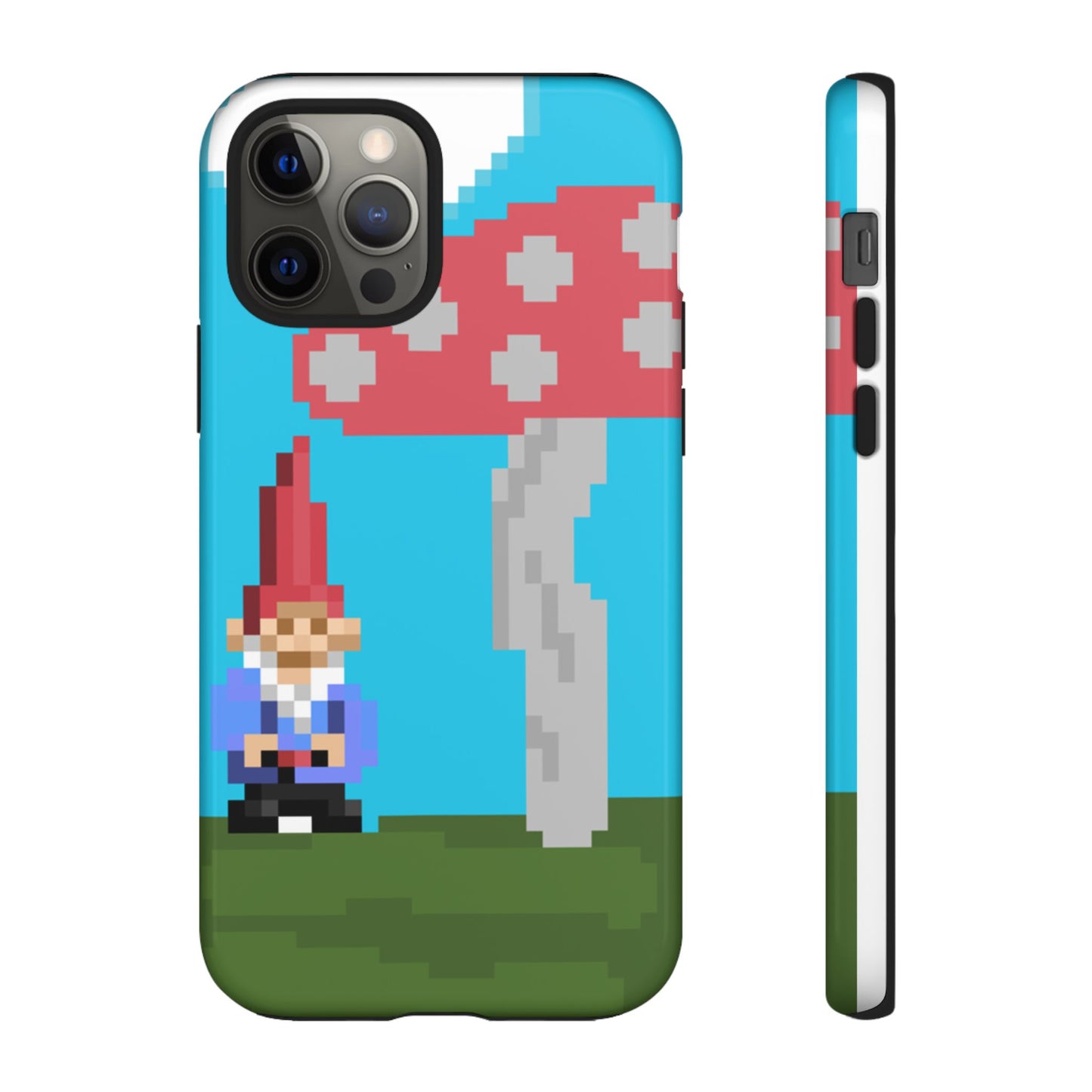 Cute Mushroom Gnome Tough Phone Case