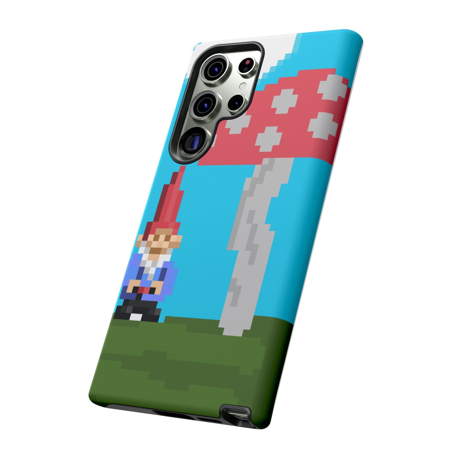 Cute Mushroom Gnome Tough Phone Case