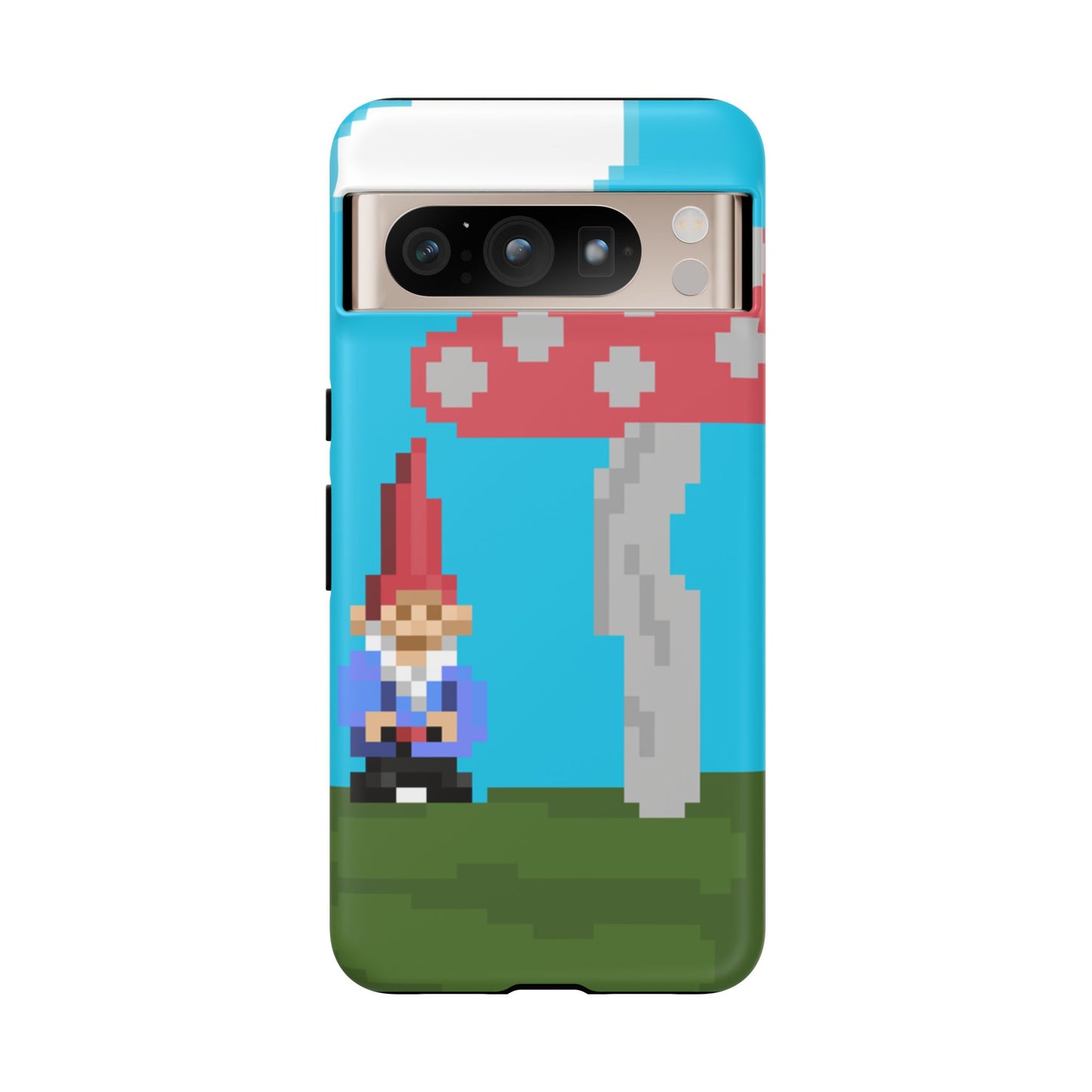 Cute Mushroom Gnome Tough Phone Case