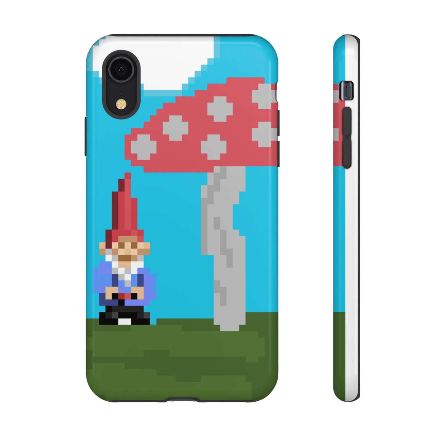 Cute Mushroom Gnome Tough Phone Case