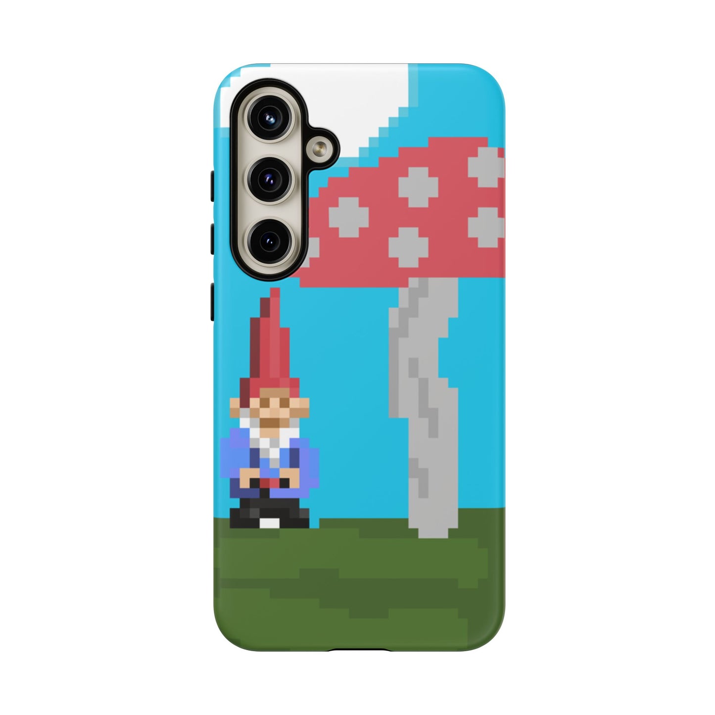 Cute Mushroom Gnome Tough Phone Case