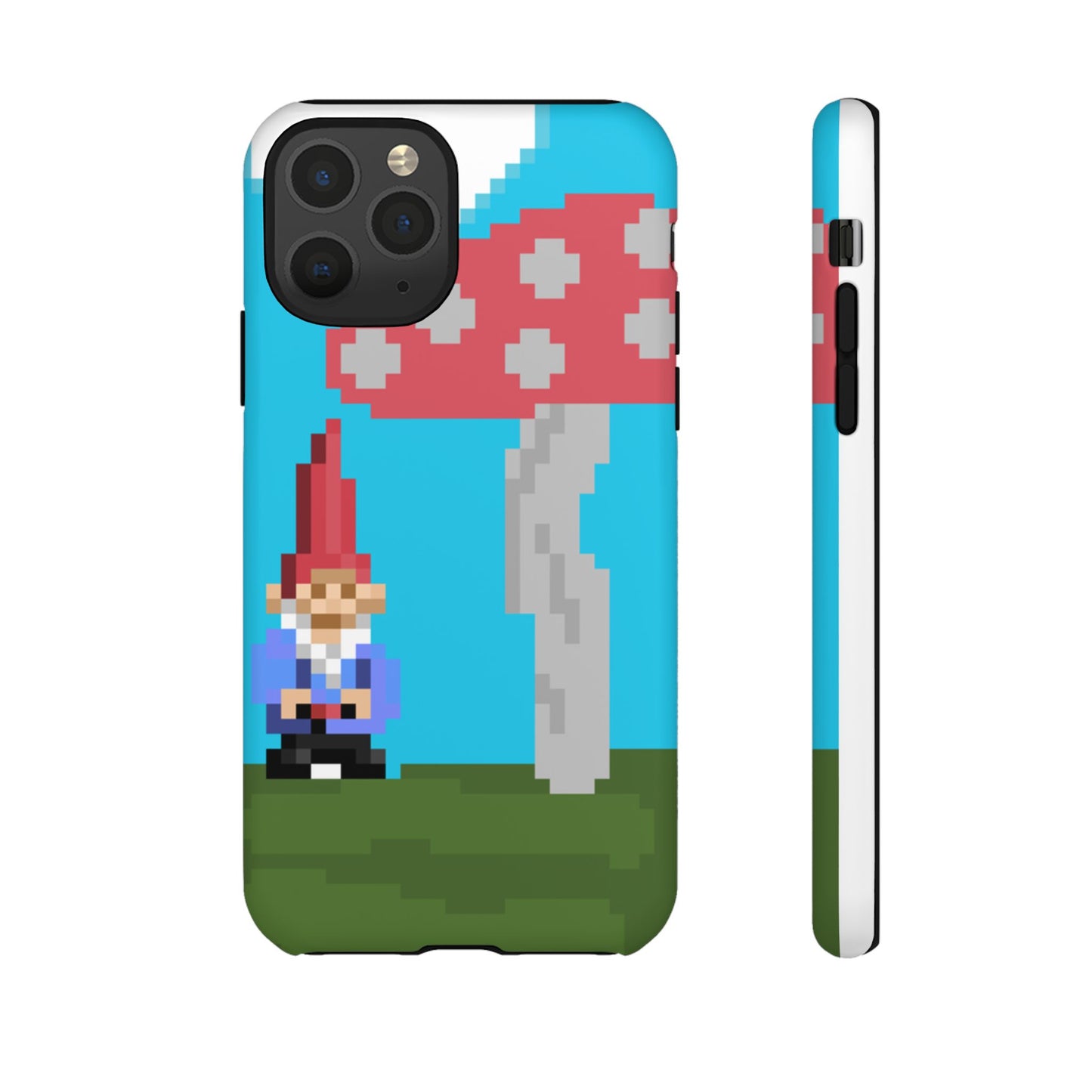 Cute Mushroom Gnome Tough Phone Case