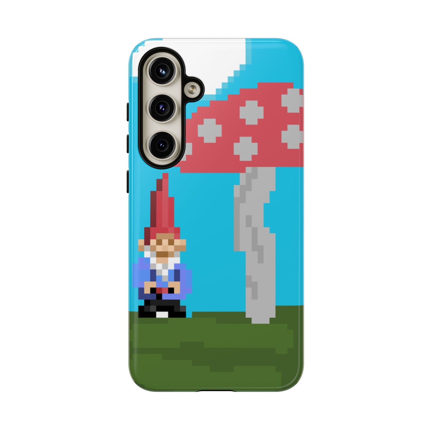 Cute Mushroom Gnome Tough Phone Case