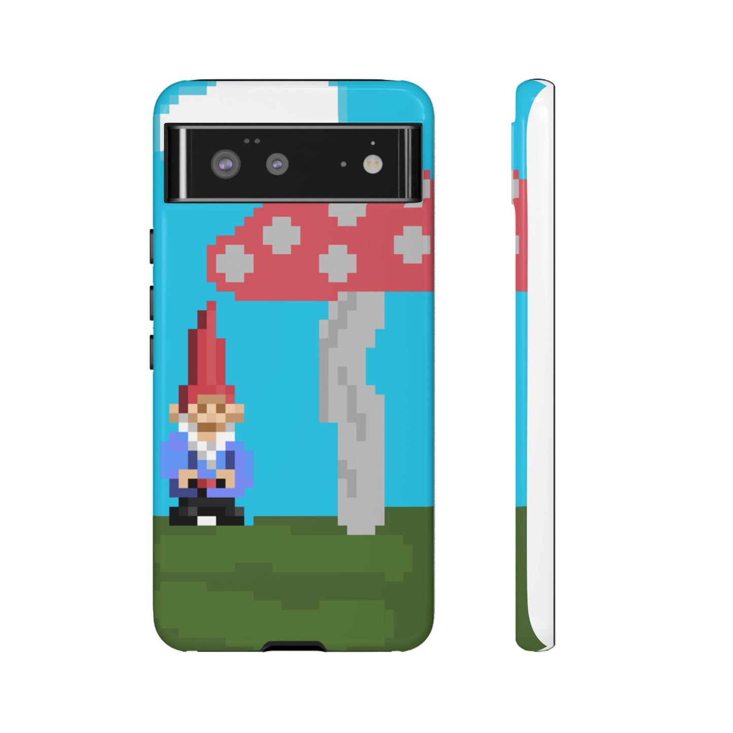 Cute Mushroom Gnome Tough Phone Case