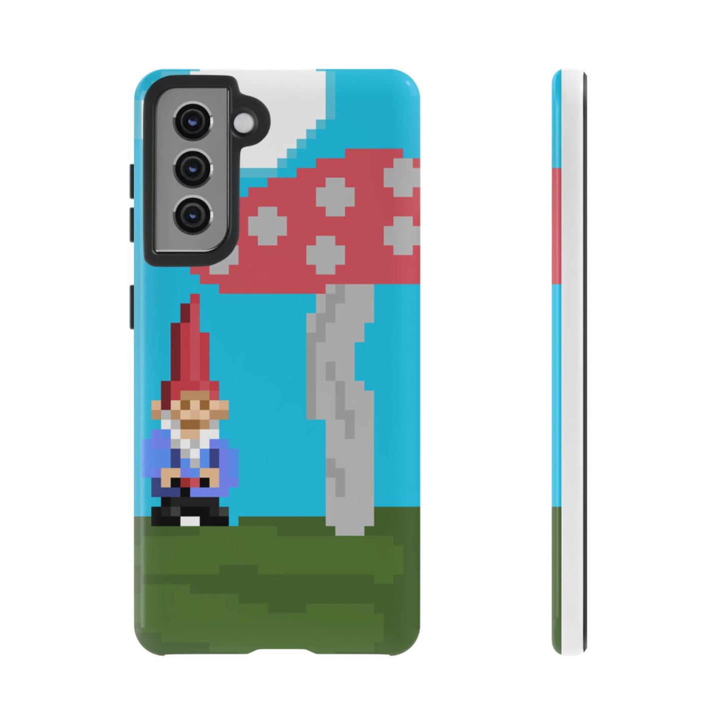 Cute Mushroom Gnome Tough Phone Case