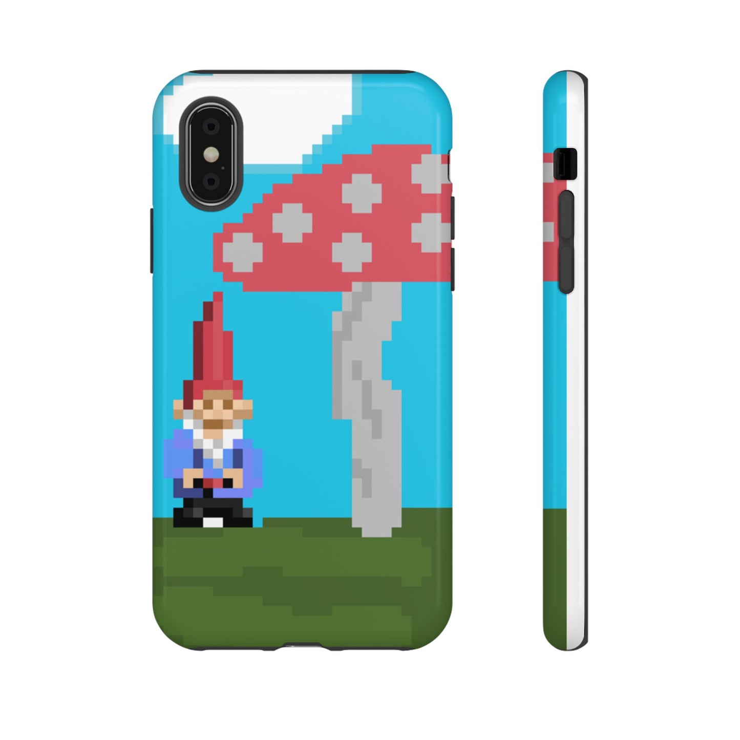 Cute Mushroom Gnome Tough Phone Case